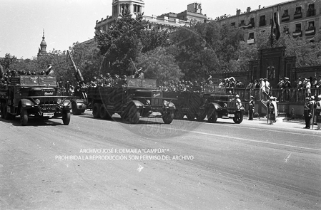 Visita del <presidente de Portugal a España, 1953
