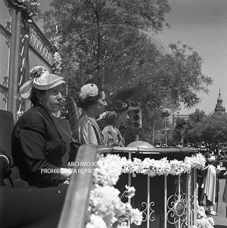 Visita del <presidente de Portugal a España, 1953