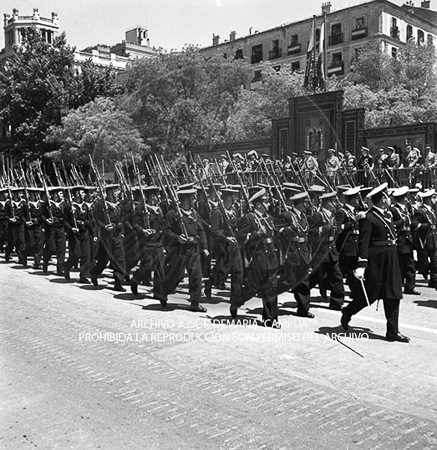 Visita del <presidente de Portugal a España, 1953