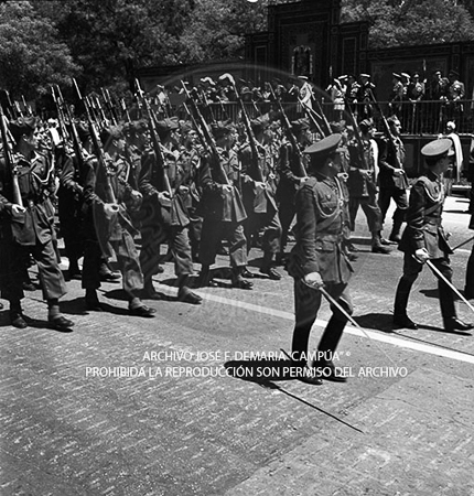 Visita del <presidente de Portugal a España, 1953