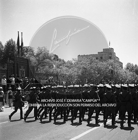 Visita del <presidente de Portugal a España, 1953