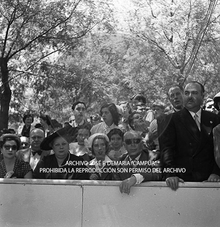 Visita del <presidente de Portugal a España, 1953