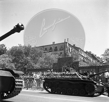 Visita del <presidente de Portugal a España, 1953