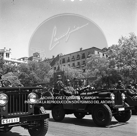 Visita del <presidente de Portugal a España, 1953