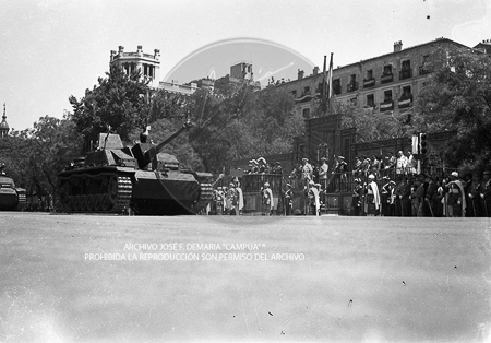 Visita del <presidente de Portugal a España, 1953