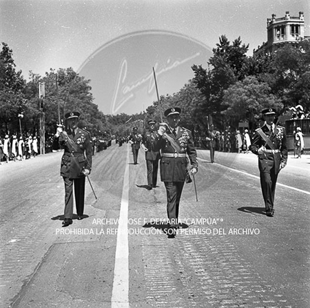 Visita del <presidente de Portugal a España, 1953