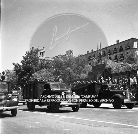 Visita del <presidente de Portugal a España, 1953