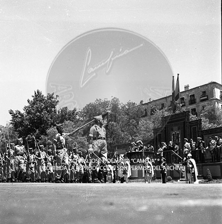 Visita del <presidente de Portugal a España, 1953