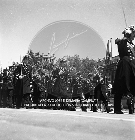 Visita del <presidente de Portugal a España, 1953