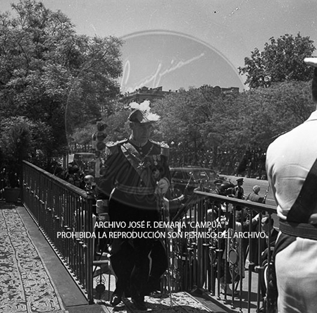 Visita del <presidente de Portugal a España, 1953
