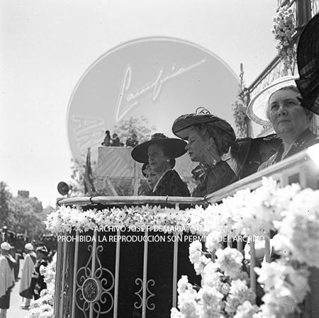 Visita del <presidente de Portugal a España, 1953