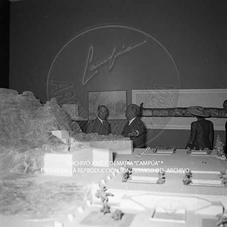 Visita del <presidente de Portugal a España, 1953