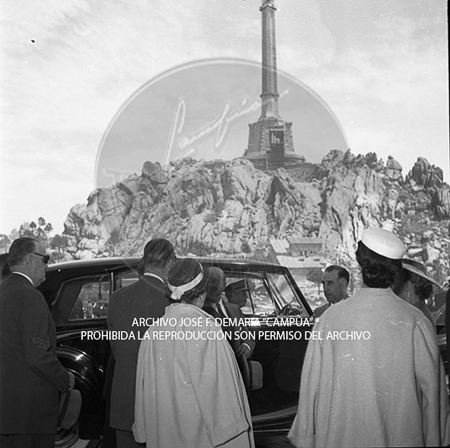 Visita del <presidente de Portugal a España, 1953