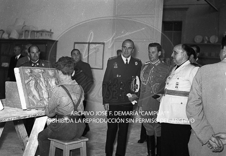 Visita del <presidente de Portugal a España, 1953