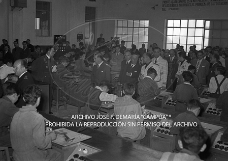 Visita del <presidente de Portugal a España, 1953