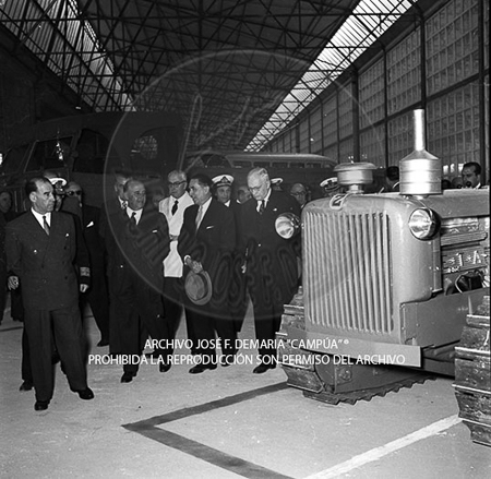 Visita del <presidente de Portugal a España, 1953