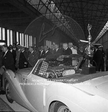 Visita del <presidente de Portugal a España, 1953