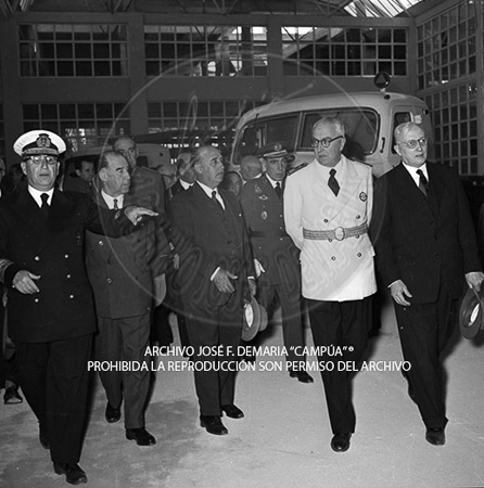 Visita del <presidente de Portugal a España, 1953