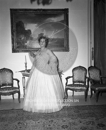 Visita del <presidente de Portugal a España, 1953