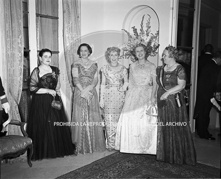 Visita del <presidente de Portugal a España, 1953