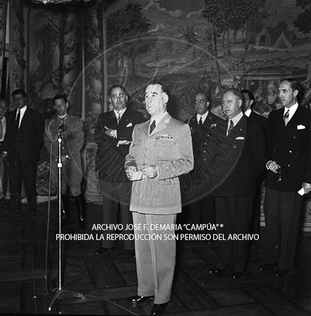 Visita del Presidente de Portugal a España, 1953