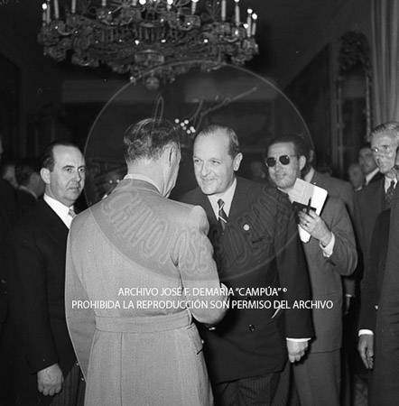 Visita del Presidente de Portugal a España, 1953