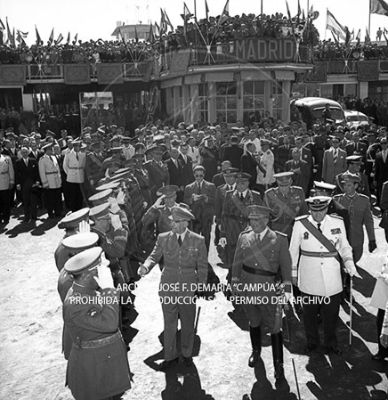 Visita del Presidente de Portugal a España, 1953