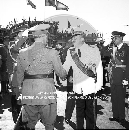 Visita del Presidente de Portugal a España, 1953