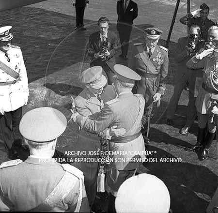 Visita del Presidente de Portugal a España, 1953