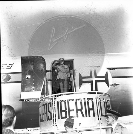 Visita del Presidente de Portugal a España, 1953