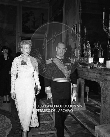 Visita del  Presidente de Portugal a España, 1953