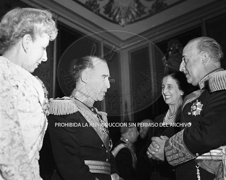 Visita del  Presidente de Portugal a España, 1953