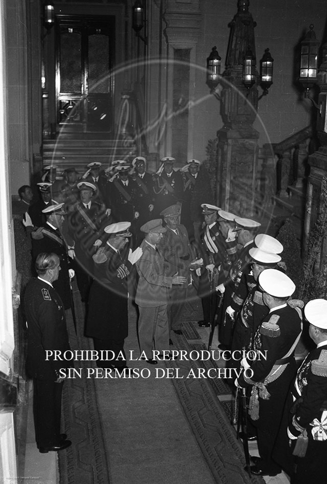 Visita del Presidente de Portugal a España, 1953