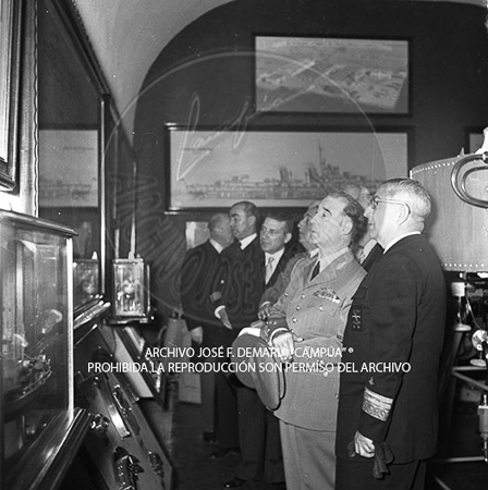 Visita del Presidente de Portugal a España, 1953