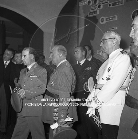 Visita del Presidente de Portugal a España, 1953