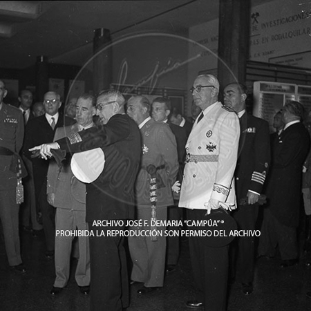 Visita del Presidente de Portugal a España, 1953