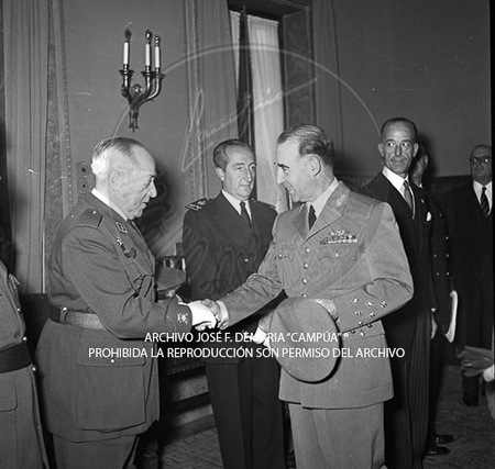 Visita del Presidente de Portugal a España, 1953