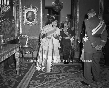 Visita del Presidente de Portugal a España, 1953