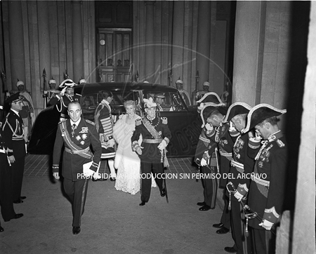 Visita del Presidente de Portugal a España, 1953