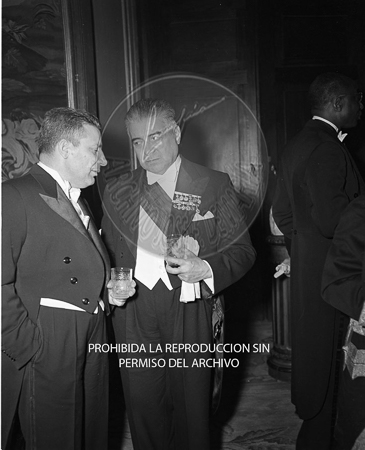 Visita del Presidente de Portugal a España, 1953
