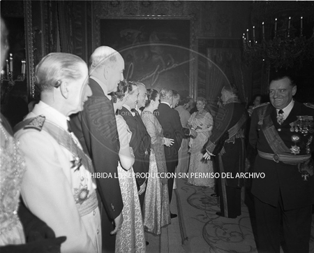 Visita del Presidente de Portugal a España, 1953