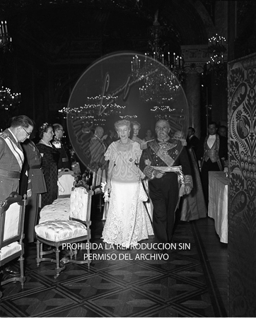 Visita del Presidente de Portugal a España, 1953