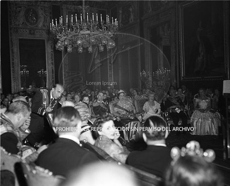 Visita del Presidente de Portugal a España, 1953