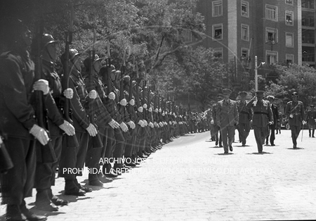 Visita del Presidente de Portugal a España, 1953