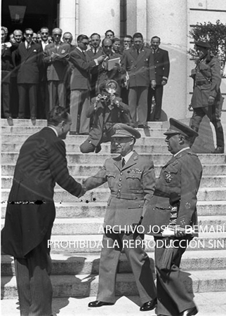Visita del Presidente de Portugal a España, 1953
