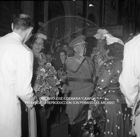 Visita del Presidente Trujillo.