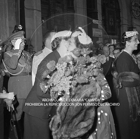 Visita del Presidente Trujillo.