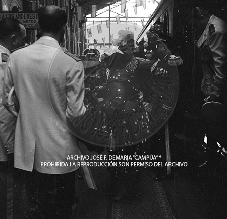 Visita del Presidente Trujillo.