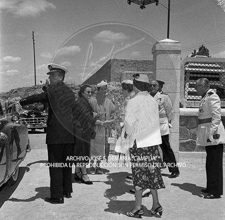 Visita del Presidente Trujillo.