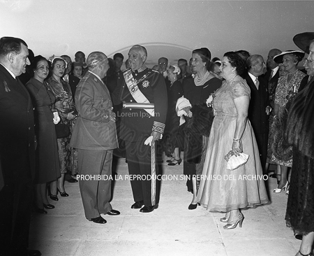 Visita del Presidente Trujillo.